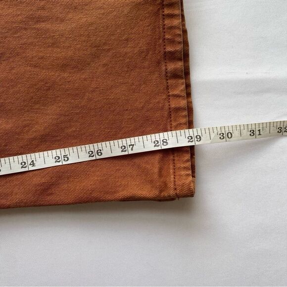Everlane Rust Organic Cotton The Way-High Jeans Size 25 Tall - Picture 16 of 16